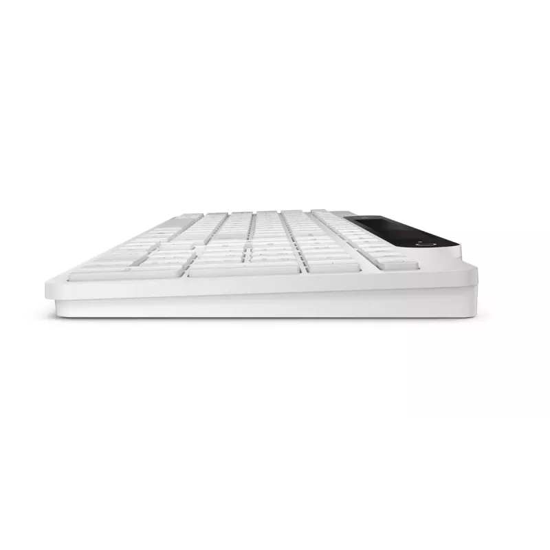 Bezvadu Bluetooth tastatūra Lenovo 800 — US angļu izkārtojums, pašuzlādes, balta