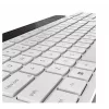 Bezvadu Bluetooth tastatūra Lenovo 800 — US angļu izkārtojums, pašuzlādes, balta