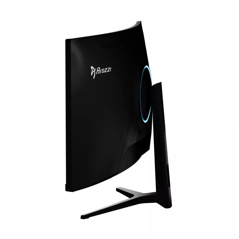 34 collu izliekts monitors Arozzi Nova — 34 collas (86,4 cm), 3440×1440, 21:9, VA LED, 1 ms, VESA, iebūvēti skaļruņi, melns