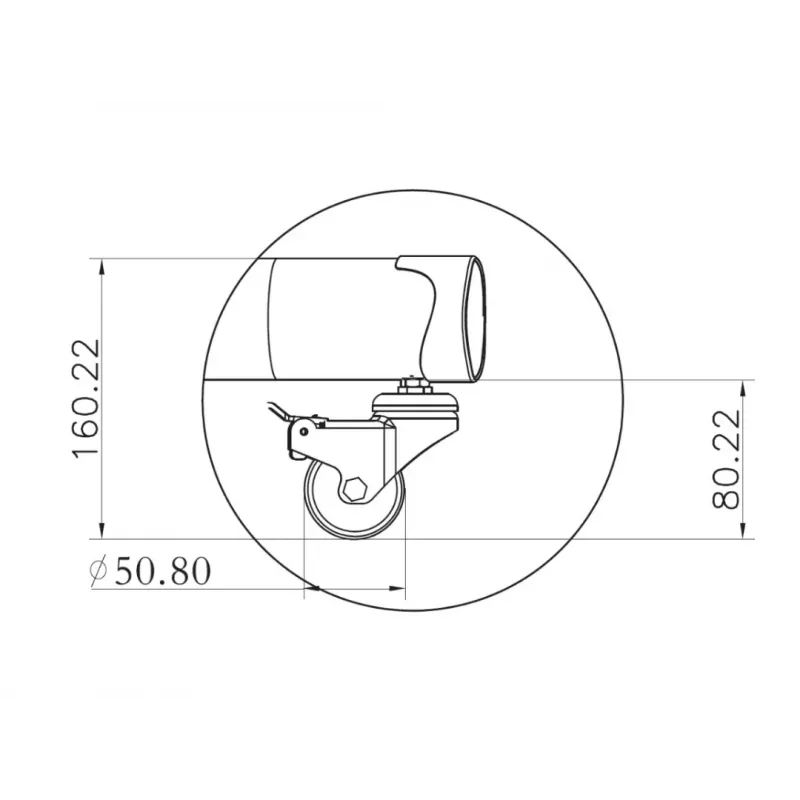 Multibrackets M Public Floorstand Basic 150 ar plauktu un kameras turētāju