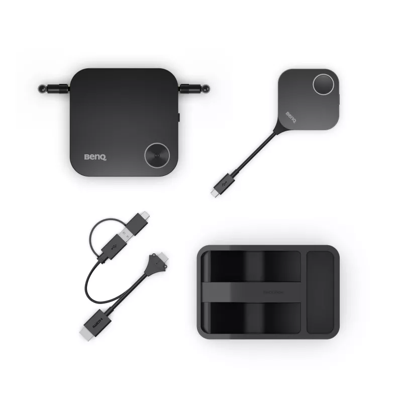 Bezvadu prezentācijas sistēma BenQ InstaShow WDC15 HDMI Desktop Melna