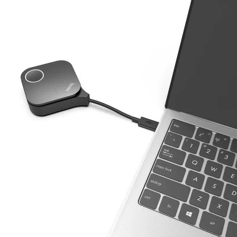 Bezvadu prezentācijas sistēma BenQ InstaShow WDC15 HDMI Desktop Melna