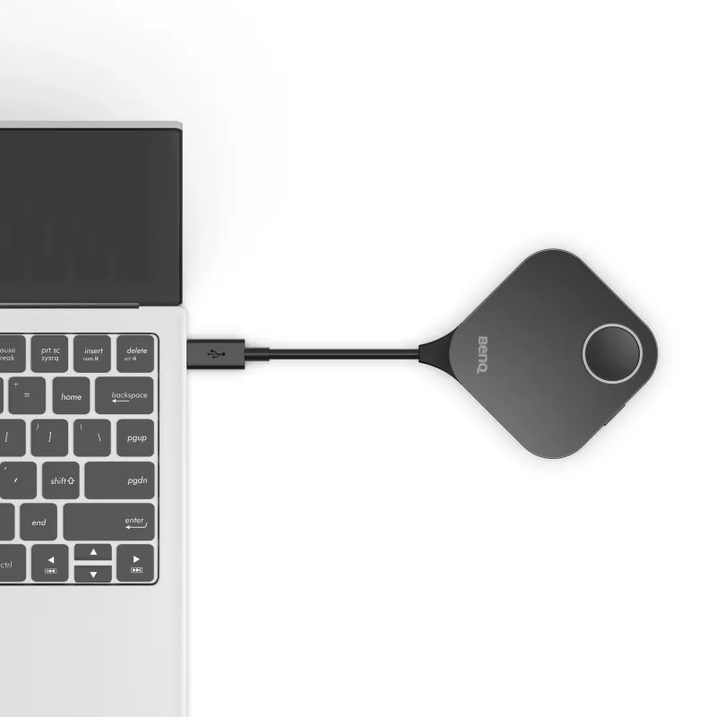 Bezvadu prezentācijas sistēma BenQ InstaShow WDC15 HDMI Desktop Melna