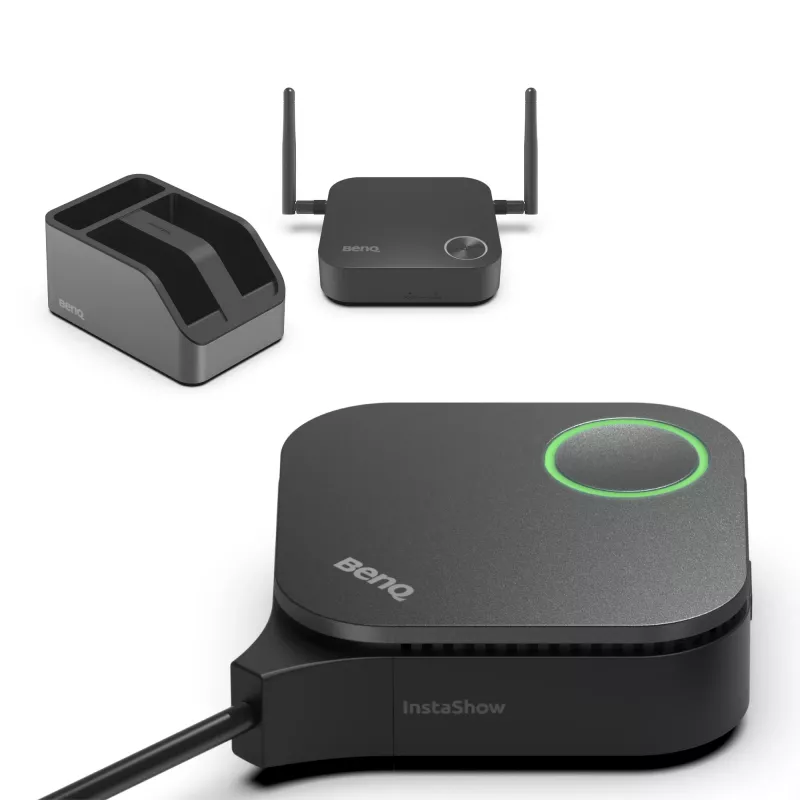 Bezvadu prezentācijas sistēma BenQ InstaShow WDC15 HDMI Desktop Melna