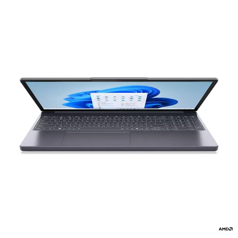 Lenovo IdeaPad plāns 3 15AMN8 klēpjdators — 15,6 collu FHD TN 1920x1080, AMD Ryzen 3 7320U, 16GB LPDDR5, 512GB SSD, AMD Radeon 610M, Windows 11 Home, Arctic Grey