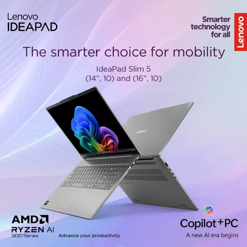 Lenovo IdeaPad plāns 5 klēpjdators — Ryzen 7 7735HS, 14 collu WUXGA IPS 300 nitu, 16GB RAM, 1TB SSD, AMD Radeon 680M, microSD lasītājs, Windows 11 Home