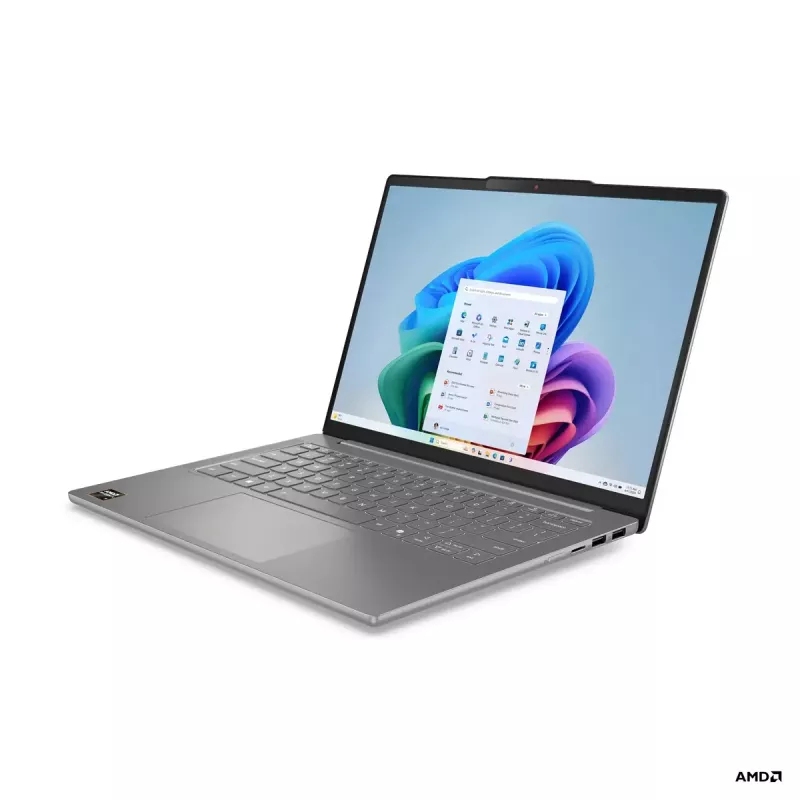 Lenovo IdeaPad plāns 5 klēpjdators — Ryzen 7 7735HS, 14 collu WUXGA IPS 300 nitu, 16GB RAM, 1TB SSD, AMD Radeon 680M, microSD lasītājs, Windows 11 Home