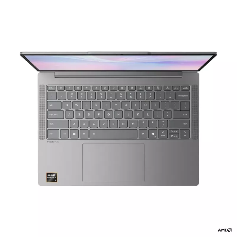 Lenovo IdeaPad plāns 5 klēpjdators — Ryzen 7 7735HS, 14 collu WUXGA IPS 300 nitu, 16GB RAM, 1TB SSD, AMD Radeon 680M, microSD lasītājs, Windows 11 Home