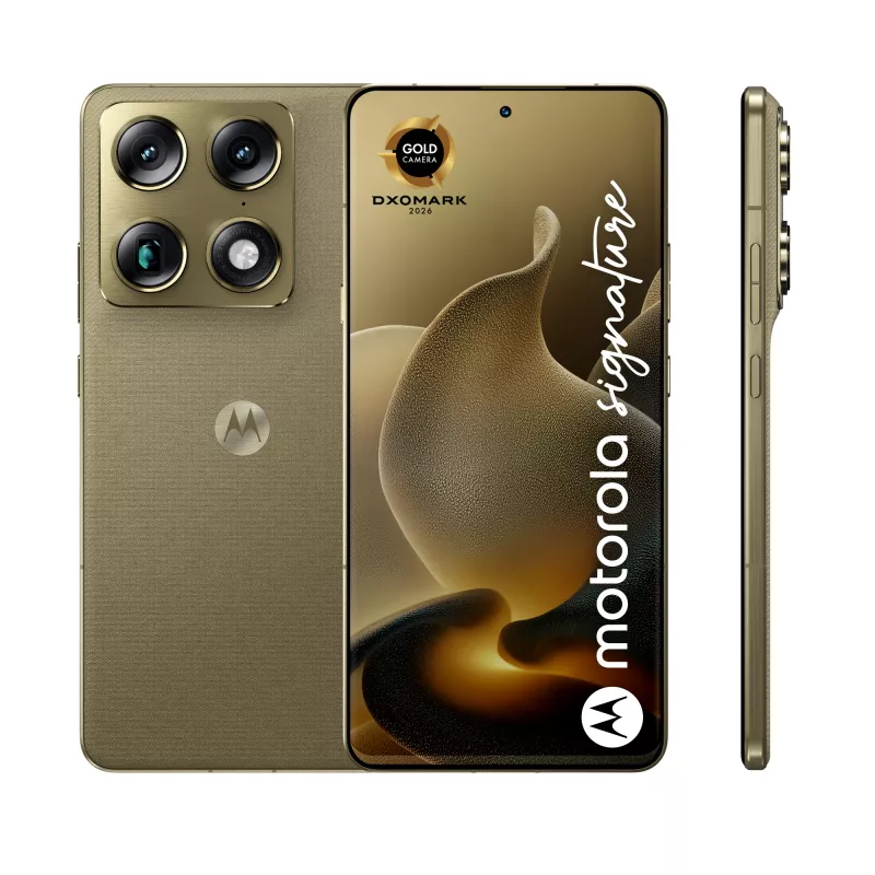 Motorola signature 17.2 cm (6.78 collu) Dual SIM Android 16.0 5G USB Type-C 16 GB 512 GB 5200 mAh Zelts