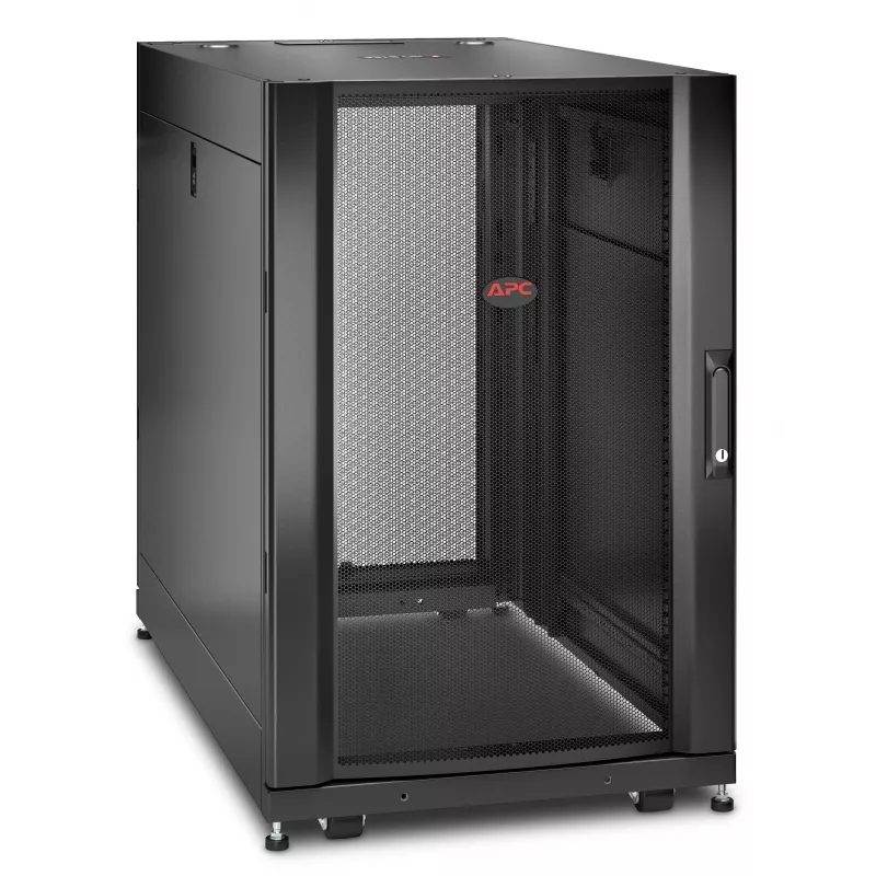 APC Netshelter SX, serveru skapja korpuss, 18U, melns, 925A x 600P x 1070D mm
