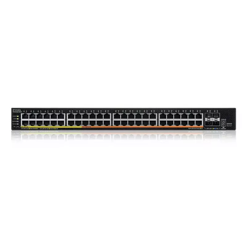 Zyxel XMG2230-52HP Pārvaldīts L2/L3 2.5G Ethernet (100/1000/2500) Power over Ethernet (PoE) 1U Melns