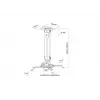 Griestu stiprinājums Multibrackets M Universal Projector Mount I