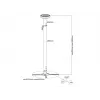 Multibrackets M Projector Mount HD 800-1750-2700mm, griesti, 30 kg, balts, manuāli, 970 - 1500 mm, 360°