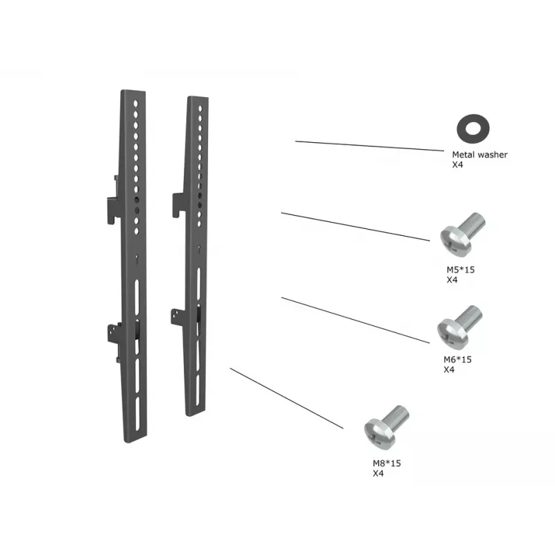 Plakanā paneļa stiprinājuma svira Multibrackets M Pro Series Fixed Arms 400mm