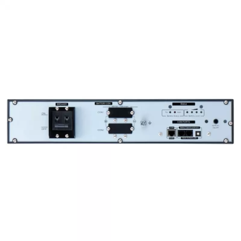 APC Easy UPS litija jonu ārējais akumulatoru bloks 1/2/3 kVA SRVL pagarinātas darbības modelim, 48 V 2400 Wh, 2U statņu montāža