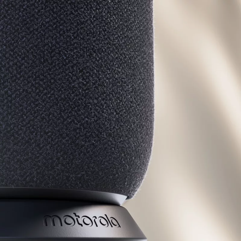 Mono pārnēsājams skaļrunis Motorola moto sound flow Carbon — 30 W RMS, USB-C, bezvadu, auduma korpuss