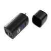 Manhattan USB-C 3 portu centrmezgls, ĪPAŠI KOMPAKTS, 3x USB-A porti (1x 5 Gbps USB 3.2 Gen1 t.i. USB 3.0, 3 x 480 Mbps USB 2.0), USB barošana (nav nepieciešams ārējs barošanas avots)