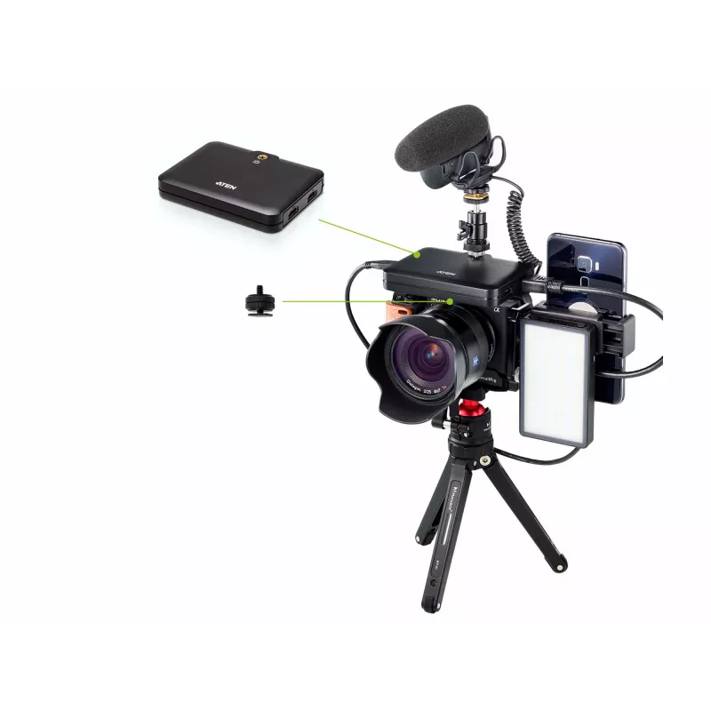 ATEN CAMLIVE™+ (HDMI uz USB-C UVC video uztveršanas ierīce ar PD3.0 strāvas caurlaidi)