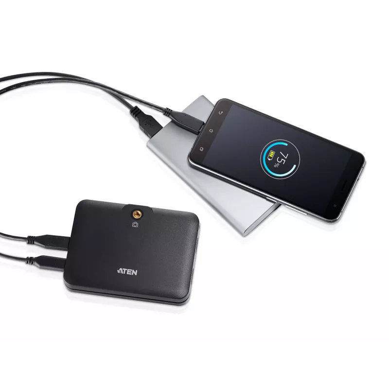 ATEN CAMLIVE™+ (HDMI uz USB-C UVC video uztveršanas ierīce ar PD3.0 strāvas caurlaidi)