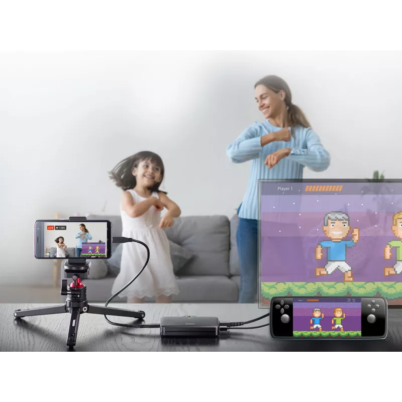 ATEN CAMLIVE™+ (HDMI uz USB-C UVC video uztveršanas ierīce ar PD3.0 strāvas caurlaidi)