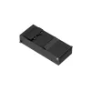Nepārvaldīts Fast Ethernet PoE galddatora komutators Teltonika TSF000 — 5× 10/100 RJ-45, IEEE 802.3af/at, DC 7–57V, melns