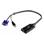 ATEN USB — VGA–Cat5e/6 KVM adaptera kabelis (CPU modulis)