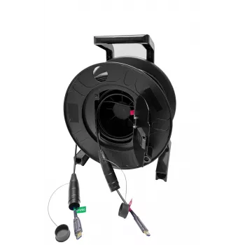 Vivolink PROHDMIOP8K100-DRUM HDMI kabelis 100 m melns
