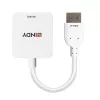 Lindy HDMI 18G uz DisplayPort 1.2 pārveidotājs, 0,095 m, HDMI Type A (Standard), DisplayPort, Female, Male, taisns