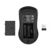 Sandberg Wireless pele Saver Melns, piemērota abām rokām, RF bezvadu, 1600 DPI, melna