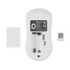 Sandberg Wireless pele Saver balta, piemērota abām rokām, RF bezvadu, 1600 DPI, balta