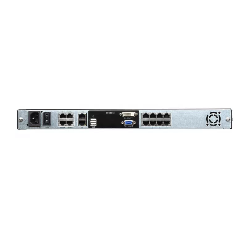 ATEN KL1108VN plaukta konsole 48,3 cm (19 collas) melna 1U