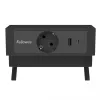 Fellowes 100137172 strāvas pagarinātājs 2 m 1 maiņstrāvas kontaktligzda(s) Iekštelpām Melns