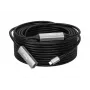 USB-C uz USB-C aktīvais pagarinātāja kabelis EQUIP 10 m, USB 3.2 Gen 1 (5 Gbps), melns