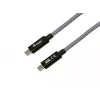 USB-C uz USB-C kabelis EQUIP 3,0 m — USB 3.2 Gen 2x2, 20 Gbps, PD 240W, 4K@60Hz, melns