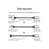 USB–HDMI adapteris EQUIP 133498 (USB-C un USB-A vīrišķais uz HDMI, 1080p, alumīnija korpuss, pelēks)