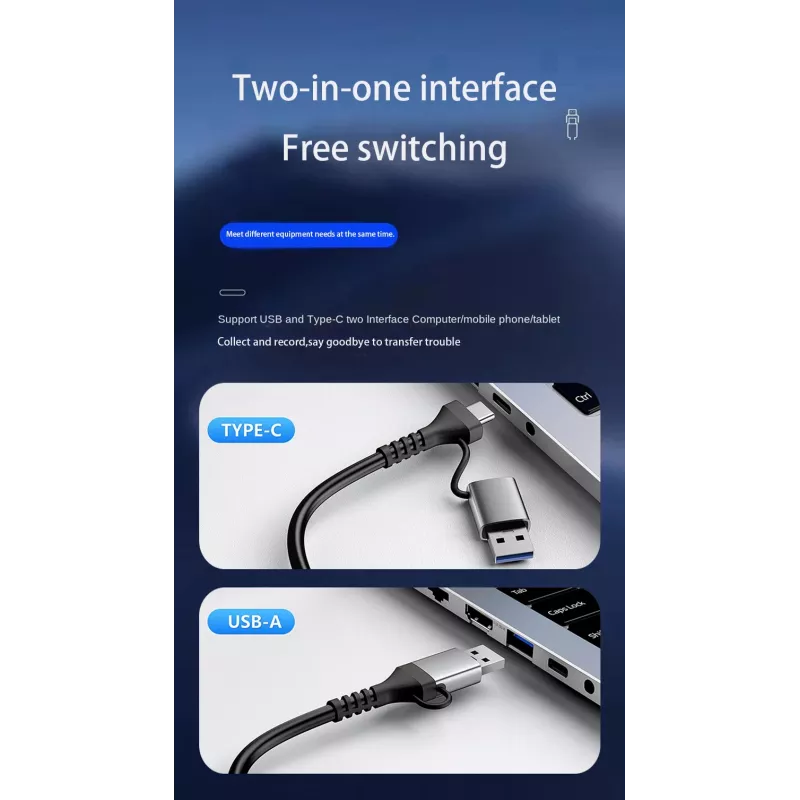 USB–HDMI adapteris EQUIP 133498 (USB-C un USB-A vīrišķais uz HDMI, 1080p, alumīnija korpuss, pelēks)
