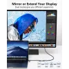 USB–HDMI adapteris EQUIP 133498 (USB-C un USB-A vīrišķais uz HDMI, 1080p, alumīnija korpuss, pelēks)
