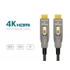 EQUIP HDMI 2.1 Active Optical kabelis 10 m — Detachable Type-D (Micro) + Type-A, 48 Gbit/s, 8K/60Hz