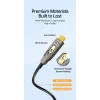EQUIP HDMI 2.1 Active Optical kabelis 10 m — Detachable Type-D (Micro) + Type-A, 48 Gbit/s, 8K/60Hz
