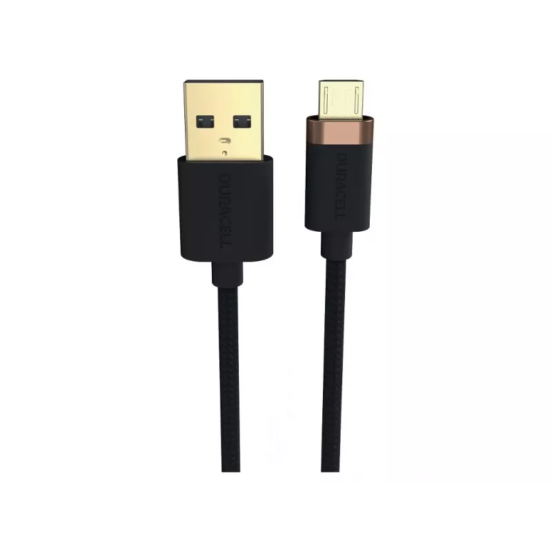 Duracell USB7013A USB kabelis, melns