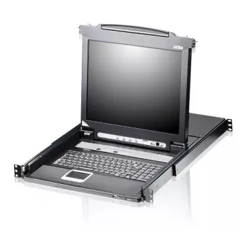 ATEN CL5708N plaukta konsole 48,3 cm (19 collas) Melna 1U