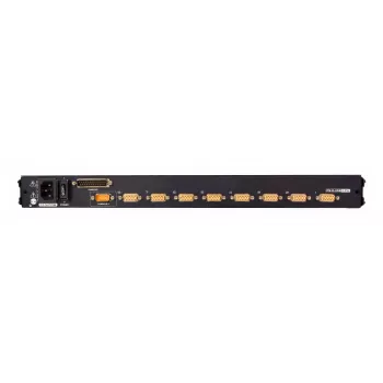 ATEN 8-Port 19 inch LCD KVM Switch (USB - PS/2 VGA) ar USB perifērijas portu