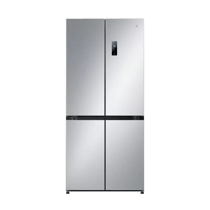 Brīvi stāvošs Side-by-Side ledusskapis Xiaomi Mijia Cross Door 502L — Kopējā ietilpība 502 L (ledusskapis 326 L / saldētava 176 L), No Frost, energoefektivitātes klase E, augstums 191,2 cm, 37 dB, matēts sudrabs