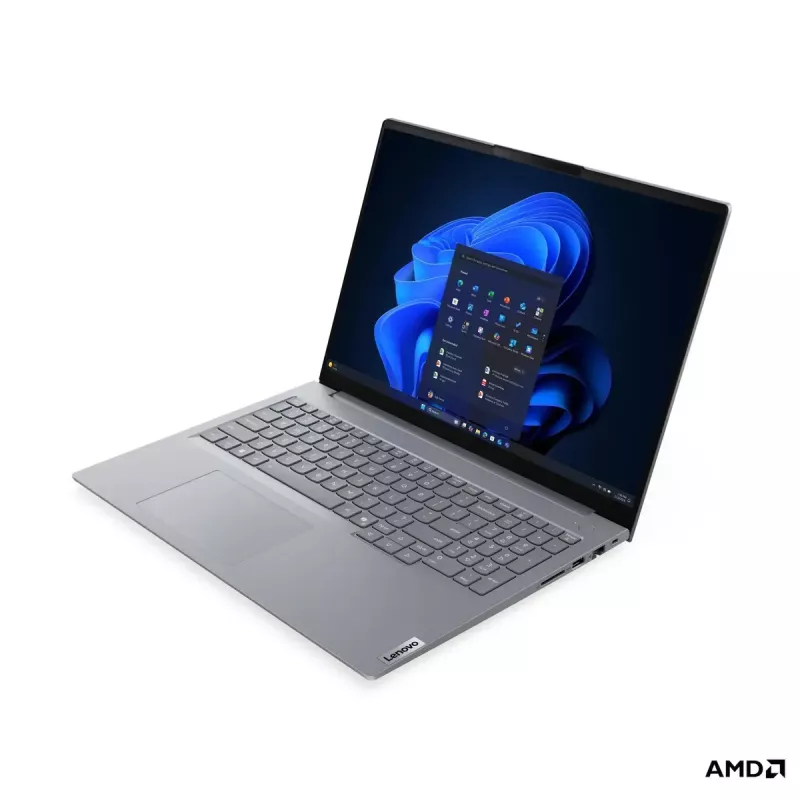 Klēpjdators Lenovo ThinkBook 16 G9 AHP — AMD Ryzen 5 (līdz 4,9 GHz), Radeon 740M, 16 collu IPS 1920×1200, 16 GB RAM, 512 GB NVMe, Wi‑Fi 7, Gigabit Ethernet