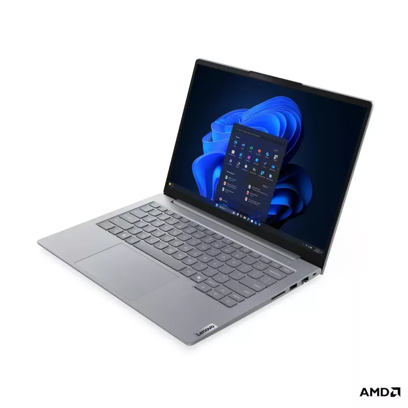 Portatīvais dators Lenovo ThinkBook 14 G9 AHP — 14 collu IPS WUXGA 1920x1200, AMD Ryzen 5 (6 kodoli, 3,2–4,9 GHz), 16 GB DDR5, 512 GB NVMe, AMD Radeon 740M, Windows 11 Pro