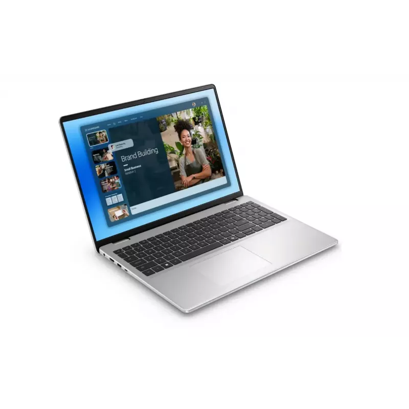 Dell 16 DC16251 platīna sudraba portatīvais dators, 16 collu 2K (1920×1200), Intel Core i7, 32 GB DDR5, 1 TB SSD, Intel Graphics, Windows 11 Pro