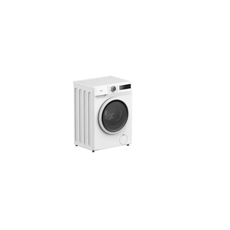 Priekšējās ielādes veļas mazgājamā mašīna Midea MF110W80BA10/W-HR — 8 kg, 1400 apgr./min, A energoefektivitātes klase, LED displejs, tvaika funkcija, 60 × 48 cm