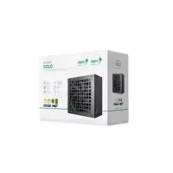 Barošanas bloks DeepCool GAMERSTORM PQ750G 750W, 120mm ventilators, Pilnībā modulārs, 80+ Gold, ATX 3.1, melns