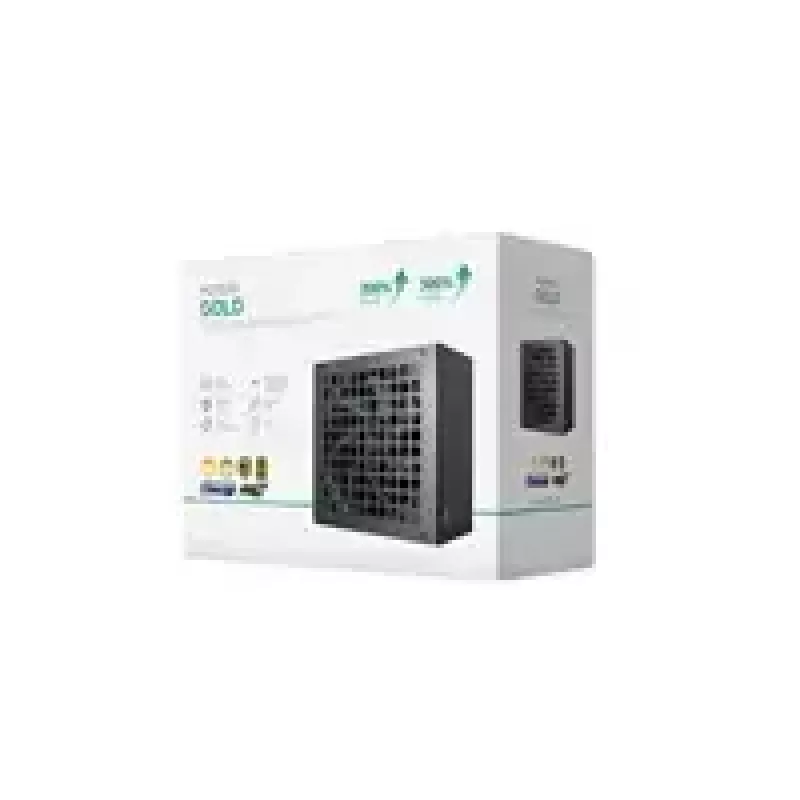 Barošanas bloks DeepCool GAMERSTORM PQ750G 750W, 120mm ventilators, Pilnībā modulārs, 80+ Gold, ATX 3.1, melns