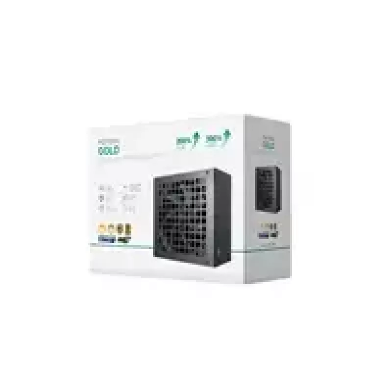 Barošanas bloks DeepCool GAMERSTORM PQ1200G 1200W, 120mm ventilators, pilnībā modulārs, 80+ Gold, ATX 3.1, melns